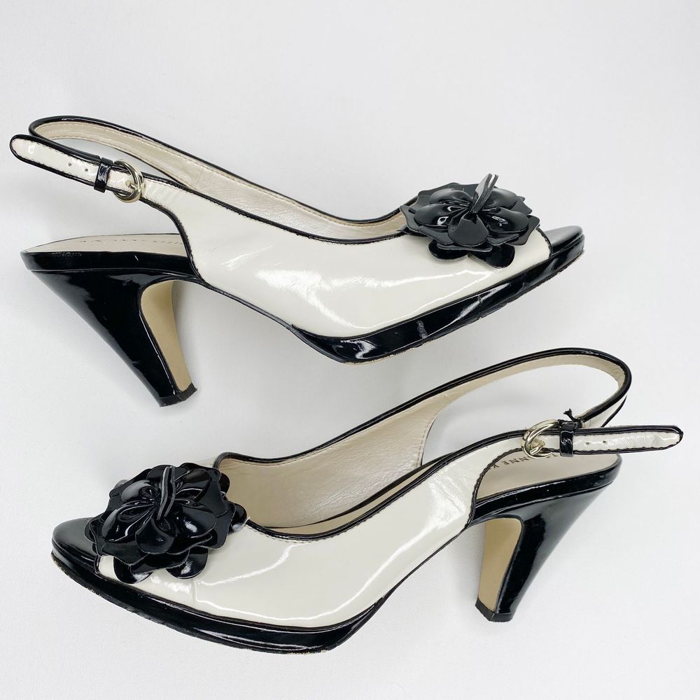 3/$30 Anne Klein Akerie Peep Toe Slingback